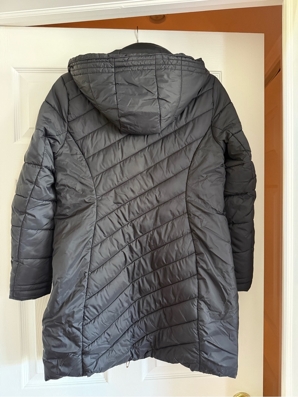 Spyder Women's Warm Black Hooded Quilted Puffer Jacket Coat Size Small - Picture 7 of 9